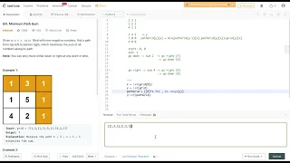 Leetcode 64 Minimum Path Sum - Python