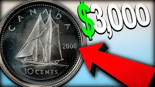 2000 DIMES WORTH BIG MONEY - CANADIAN HOLY GRAIL COINS IN YOUR POCKET CHANGE