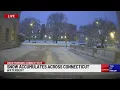 Cleanup underway as some parts of Connecticut get more than 8 inches of snow