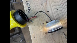 Navigation lights. The starting.