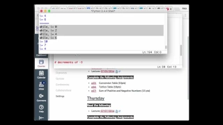 Python Repetition 07062017