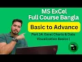 Excel Full Course In Bangla - Part 14 Excel Charts Data Visualization Basics the shr 7