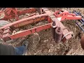 International 1086 and 55 Cultivator - Last Tillage of the Season