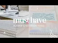Must-Have Tools For Creating Planners and Journals go-to equipment tips programs packaging