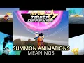 MEANINGS BEHIND ALL STAR TOWER DEFENSE SUMMON ANIMATIONS