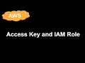Access Key and IAM Role in AWS