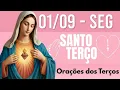 Download Lagu TERÇO DE HOJE 01/09/2025 - SEGUNDA-FEIRA - MISTÉRIOS GOZOSOS: SANTO TERÇO 18 HORAS