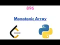 Data Structures and Algorithms Monotonic Array 896