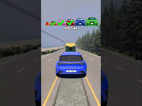 Big & Small Cars vs Big Mining Truck