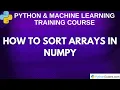 How to Sort Arrays in NumPy