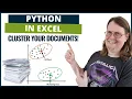 K-Means Clustering Text Documents Python in Excel Tutorial Free Files