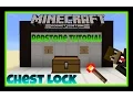 Mcpe Chest Lock With Combination Lock Tutorial