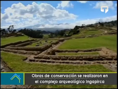 Obras de conservación se realizaron en el complejo arqueológico Ingapirca