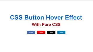 Button Hover Effect - Style 3 Top to Bottom Background