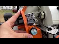 How to replace the carburetor primer bulb and tank vent on a stihl BR600