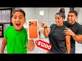 We BOUGHT Our 6 Year Old Son An IPHONE 17! 