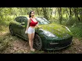 Genius Girl Finds \u0026 Restores Abandoned Audi e-Tron GT in the Forest – Will It Run Again?