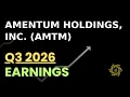 Amentum Holdings Inc AMTM Q3 2026 Earnings Call