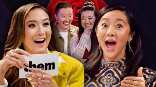 Joy Ride Cast Speed Date Each Other Stephanie Hsu Ashley Park Sherry Cola Sabrina Wu Them