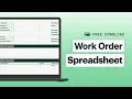 Creating a Work Order Spreadsheet w Free Template Fleet Management Tools