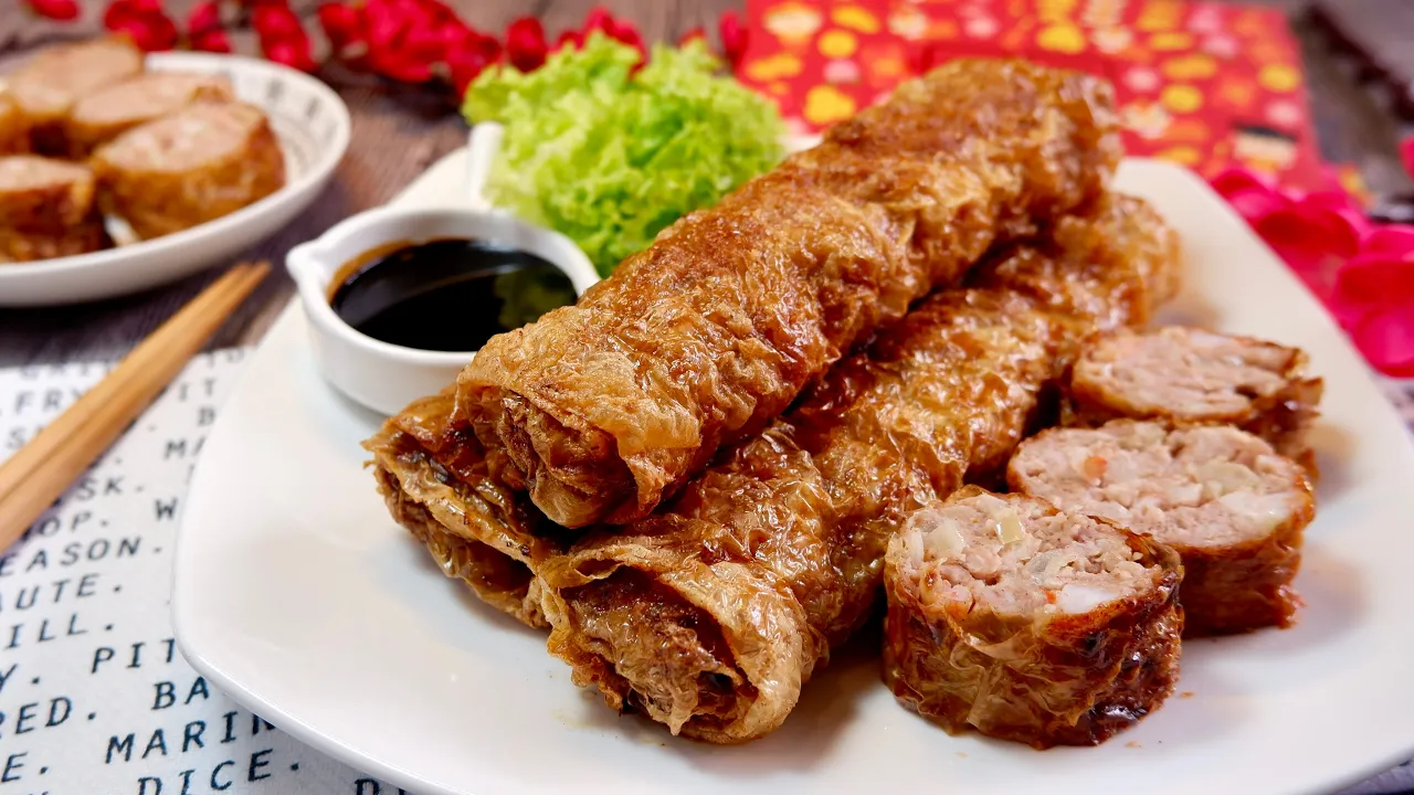 A Classic Dish You Should Try! Ngoh Hiang Pork Rolls  Chinese Five Spice Meat Roll Recipe