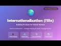 i18n Guide Build Global Products Product Management