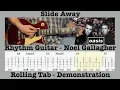 Download Lagu Slide Away - Oasis - Rhythm Guitar Lesson - Noel Gallagher - Rolling Tab - Cover - Demonstration