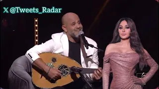 عزيز الشافعي طرب مع مروان خوري في اداء بتمايل على البيت   اليسا دندنها