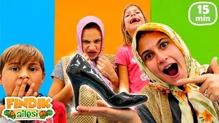 Babaanne topuklu ayakkabı, elbise ve makyaj malzemeleri sipariş ediyor. Fındık Ailesi ile video.
