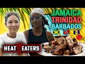 EPIC Caribbean Food Tour SPICY Jerk Chicken Oxtail CRAZY Scorpion Pepper Sauce Heat Eaters