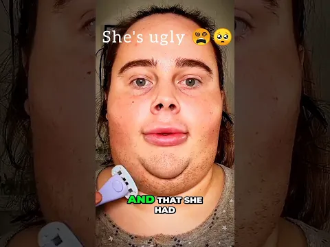 Fat Girl Facial Hair Transformation 😵 #trending #shorts #viral #women