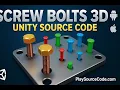 Screw Bolts 3D - Puzzle Unity Source Code