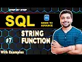 String Functions in SQL Functions in SQL SQL Tutorial in Hindi 7