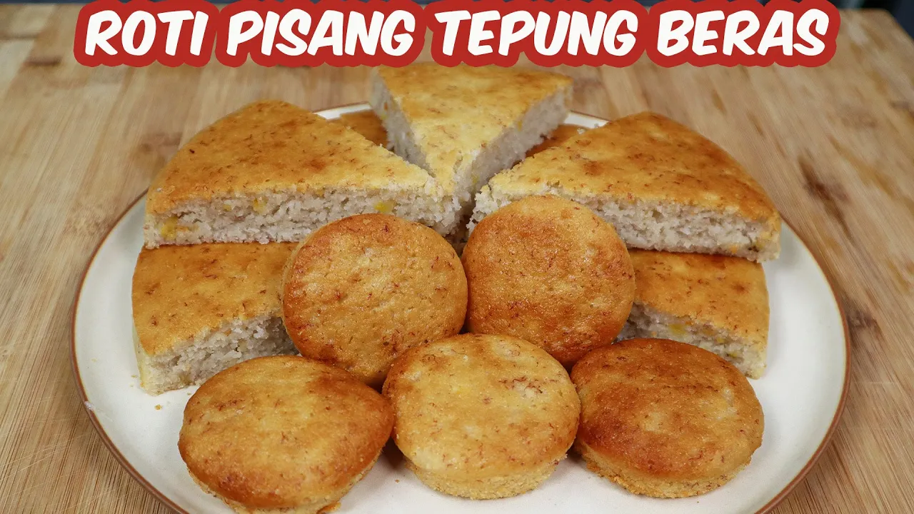 ROTI PISANG TEPUNG BERAS KHAS BANGKA | ENAKNYAA BIKIN NAGIH