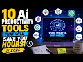 10 AI Productivity Tools That Will Save You Hours in 2026
