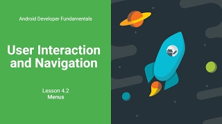 Menus Android Development Fundamentals Unit 2 Lesson 4 2