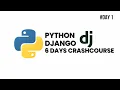 Django Crash Course Day 1 Nepali Python Basics for Django