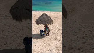 Mexican National Guard Arrested Someone on the Beach Of Cancun