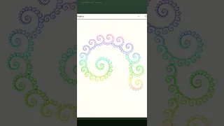 Draw Colored Spiral Using Python Turtle