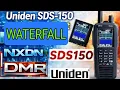 Uniden SDS150 Waterfall Demonstration Settings