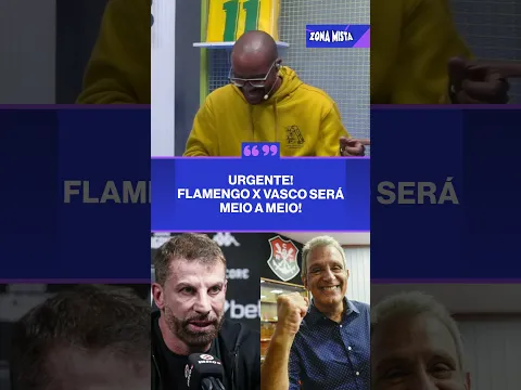 VASCO E FLAMENGO MEIO A MEIO NO ENGENHÃO! 🚨🔥