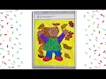 Coloring Autumn Weather Squirrel Page with Markers Activity Page Speed Coloring Time Lapse
