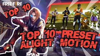 Download TOP 10 PRESET ALIGHT MOTION FF || JEDAG JEDUG VIRAL MP3