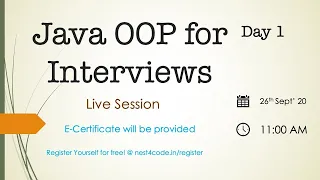 Java OOP For Interviews Day 1