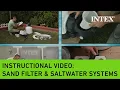 Instructional for Intex Krystal Clear Sand Filter Pump Saltwater Pool Chlorine Systems
