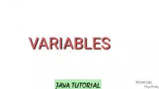 Basic Java for Beginners-4 l Variables in java