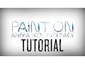 Paint On Animated Typeface - Tutorial
