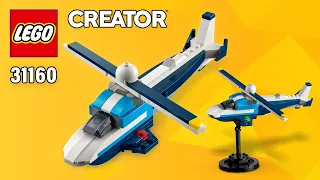LEGO Helicopter (31160) from Creator 3in1 Aircraft: Race Plane | Step-by-Step Building Instructions