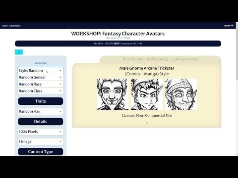 DALLE2 DND Avatar Generator (Fantasy Edition...)