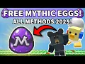 FASTEST FREE Mythic Egg Methods in Bee Swarm Simulator 2025 Update